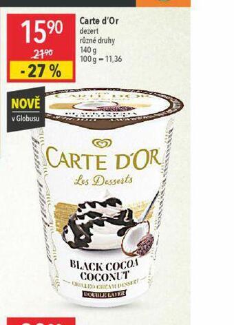 Globus Carte d´or dezert nabídka