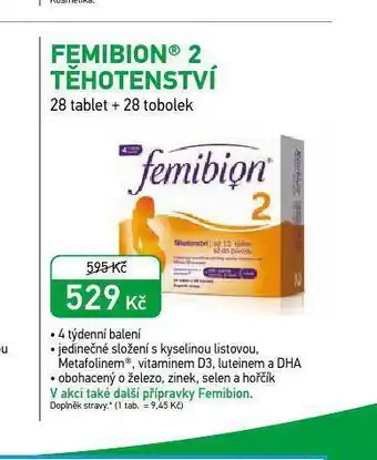 Alphega Lékárna Femibion 2 těhotenství nabídka