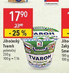 Globus Jihočeský tvaroh nabídka
