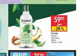 Globus Timotei šampon nabídka