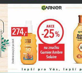 Globus Garnier ambre solaire nabídka