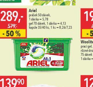 Globus Ariel prací prostředek nabídka