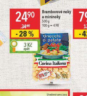 Globus Bramborové noky a mininoky nabídka