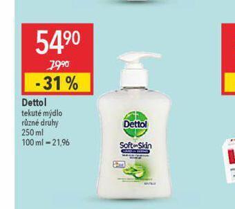 Globus Dettol tekuté mýdlo nabídka