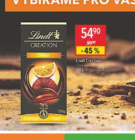 Globus Lindt creation nabídka