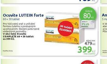 Benu Ocuvite lutein forte nabídka