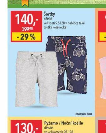 Globus Dětské šortky nabídka