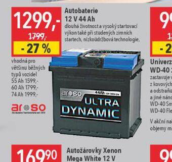 Globus Autobaterie 44 ah nabídka