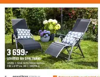 OBI Lehátko na opalování nabídka