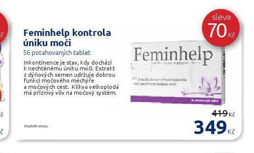 Benu Feminhelp kontrola úniku moči nabídka
