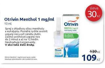 Otrivin menthol