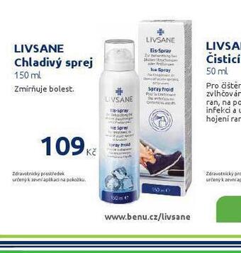 Benu Livsane chladivý sprej nabídka
