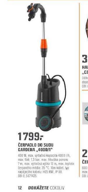 OBI Čerpadlo do sudu gardena nabídka