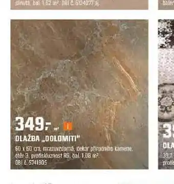 OBI Dlažba dolomiti nabídka