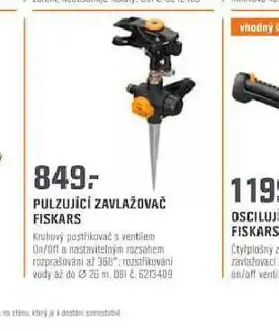 OBI Pulzující zavlažovač fiskars nabídka