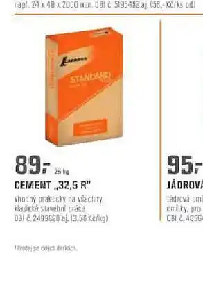 OBI Cement 32,5r nabídka