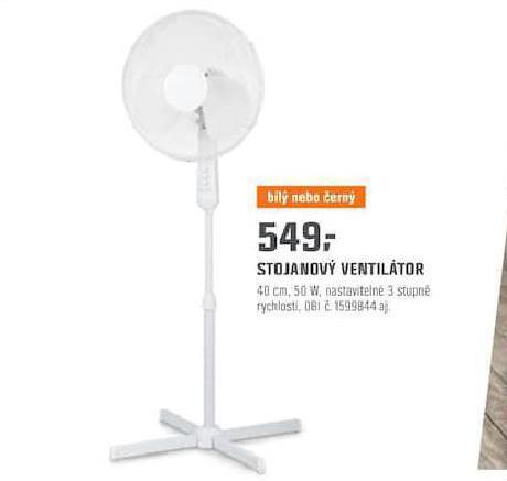 OBI Stojanový ventilátor nabídka