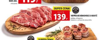 Lidl Vepřová krkovice s kostí nabídka