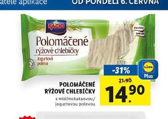 Lidl Polomáčené rýžové chlebíčky nabídka