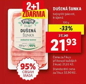 Lidl Dušená šunka nabídka