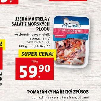Lidl Uzená makrela nabídka