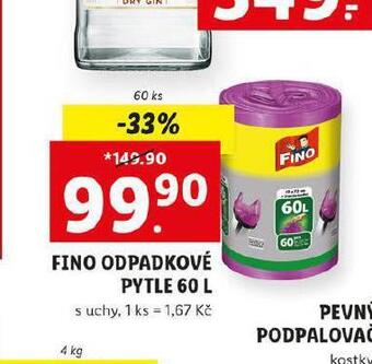 Lidl Fino odpadkové pytle nabídka