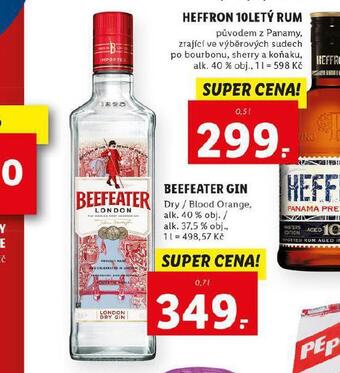 Lidl Beefeater gin nabídka