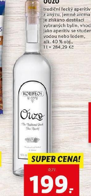 Lidl Ouzo nabídka