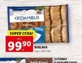 Lidl Baklava nabídka