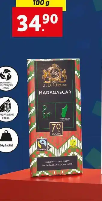 Lidl Čokoláda madagascar nabídka