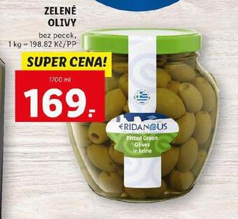 Lidl Zelené olivy nabídka