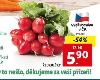 Lidl Ředkvičky nabídka
