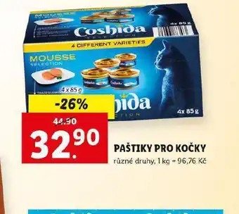Lidl Coshida paštiky pro kočky nabídka
