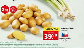Lidl Brambory rané nabídka
