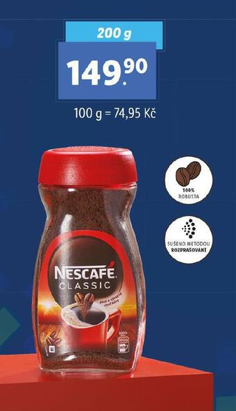 Lidl Nescafé classic instantní káva nabídka