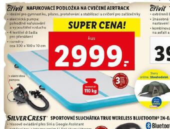 Lidl Nafukovací podložka na cvičení airtrack nabídka