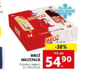 Lidl Mrož multipack nabídka