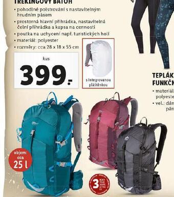 Lidl Trekingový batoh nabídka
