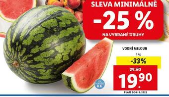 Lidl Vodní meloun nabídka