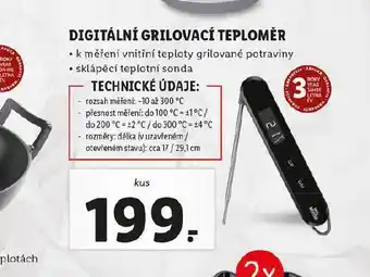 Lidl Digitální grilovací teploměr nabídka