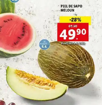 Lidl Piel de sapo meloun nabídka