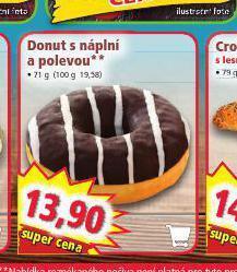 Norma Donut s náplní a polevou nabídka