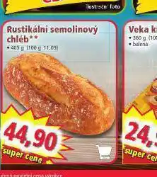 Norma Rustikální semolinový chléb nabídka
