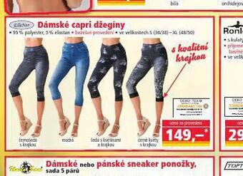 Norma Dámské capri džegíny nabídka