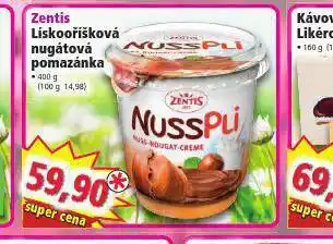Norma Zentis lískooříšková nugátová pomazánka nabídka