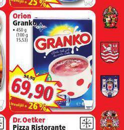 Norma Orion granko nabídka