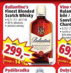 Norma Ballantine´s finest blended scotch whisky nabídka