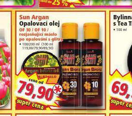 Norma Sun argan opalovací olej nabídka