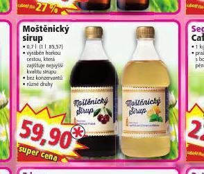 Norma Moštěnický sirup nabídka