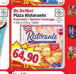 Norma Dr. oetker pizza ristorante nabídka